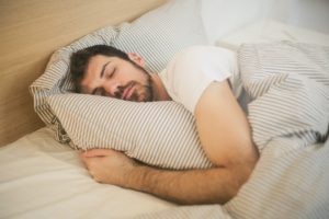 Heal Faster through Better Sleep - Sleeping Man